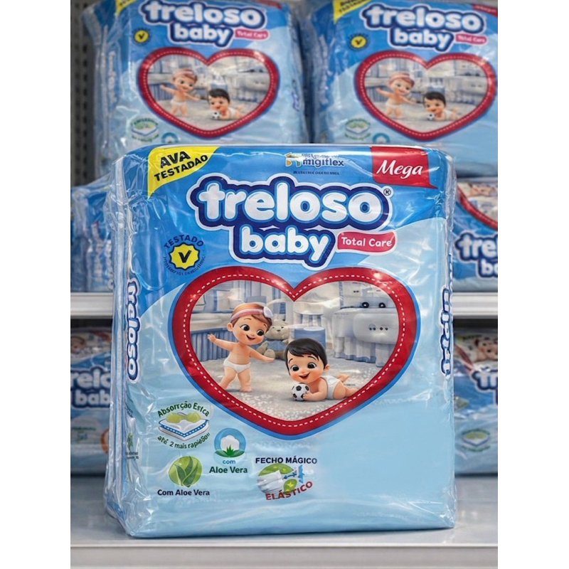 Fralda Treloso Baby Total Care Mega – Todos 