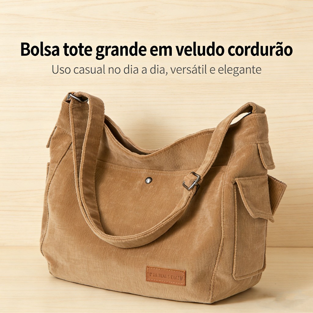 Bolsa De Moda Simples Ombro De Veludo Feminina Nov