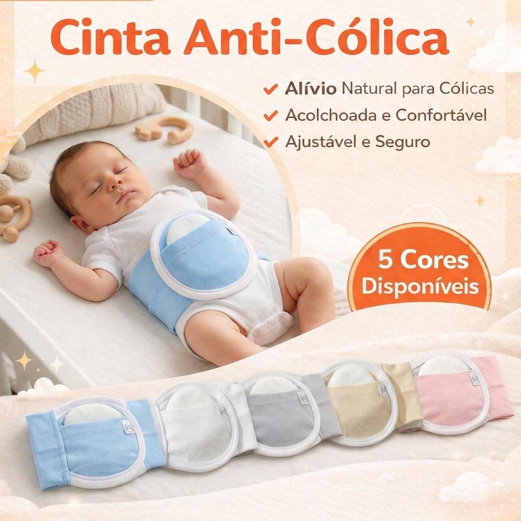 Cinta Anti Cólica Bebê Térmica Natural para Al�
