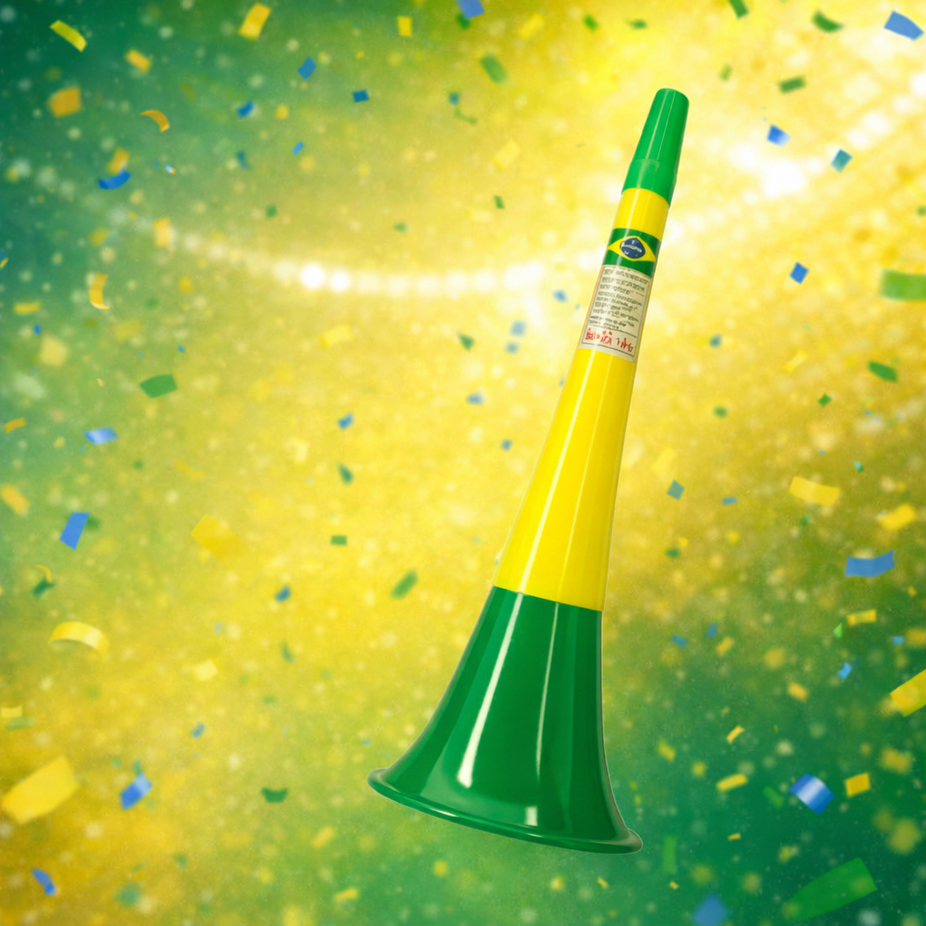 Vuvuzela Corneta Torcida Brasil Jogo Copa do Mundo