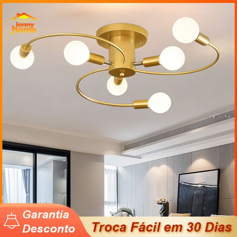 Lustre luminária Teto Moderno Lâmpada De luminá