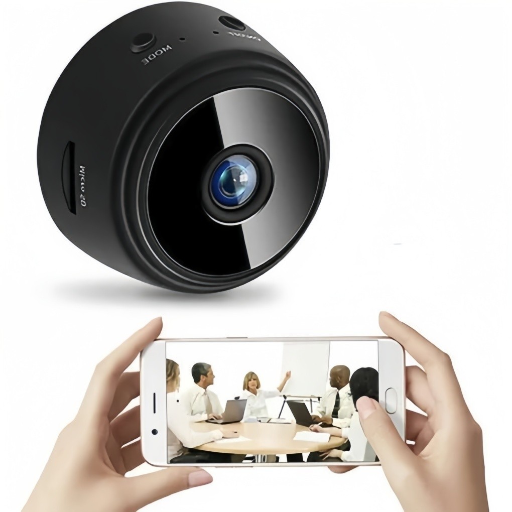 Mini Câmera Wi-Fi A9 Full HD 1080p com Visão Not