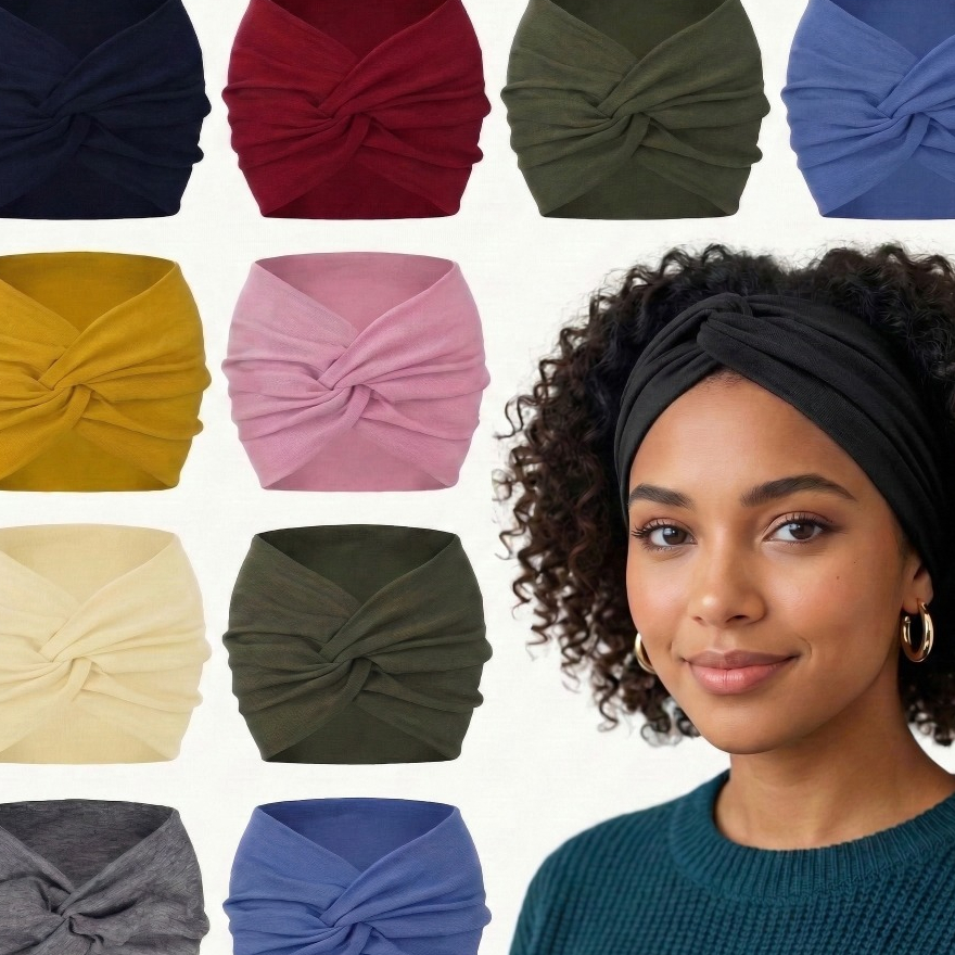 Turbante Faixa Tiara para Cabelo Moda Acessório F