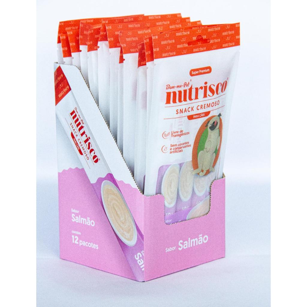 Kit 12 Nutrisco para cães Petisco Cremoso Frango,