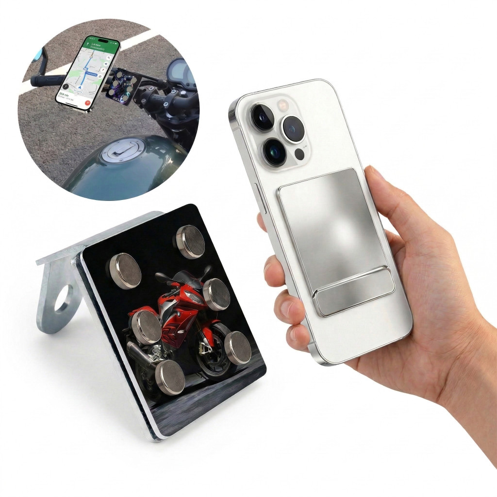 Suporte De Celular Para Moto Magnético Imã Forte