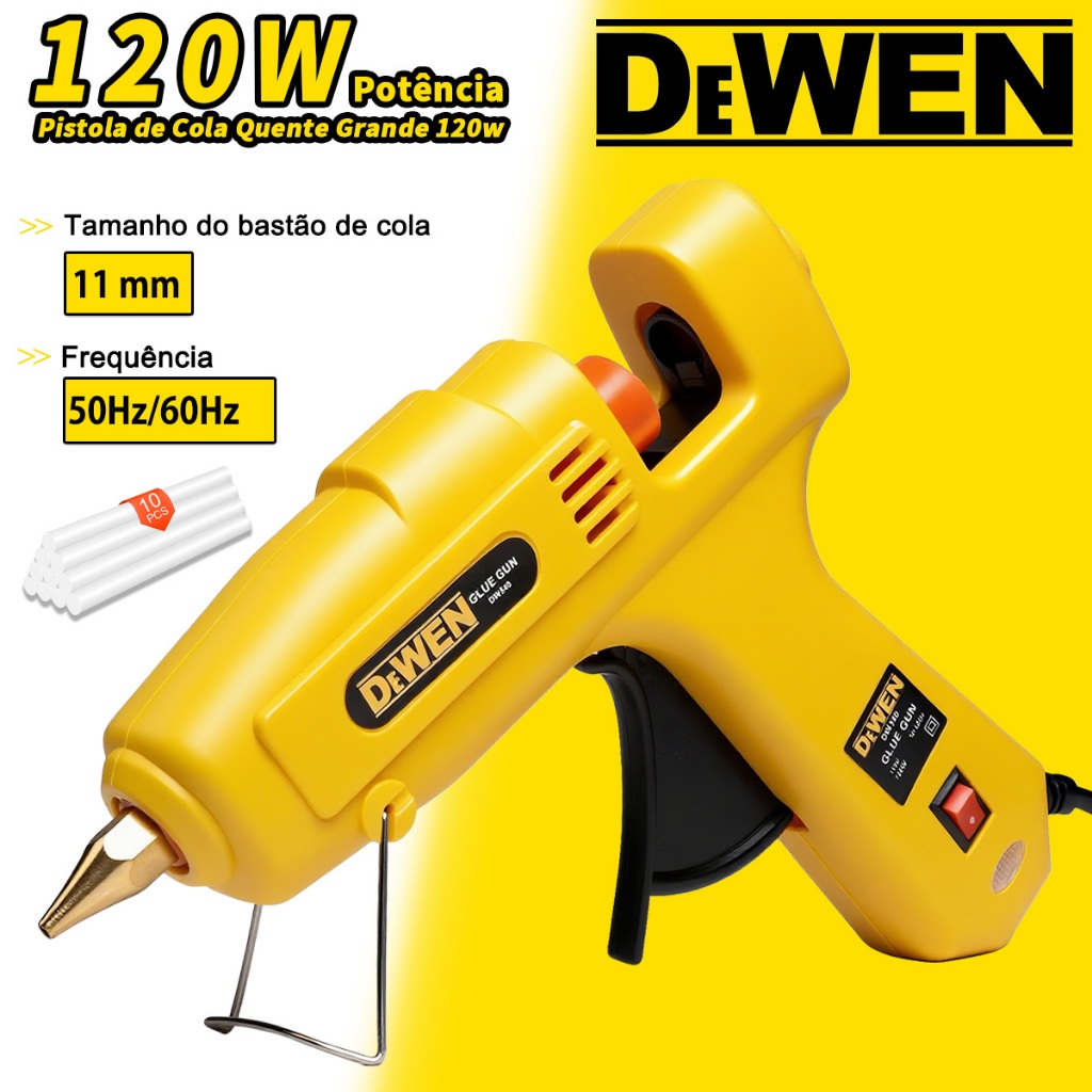 Máquina profissional de cola quente 120w+10 Bast�