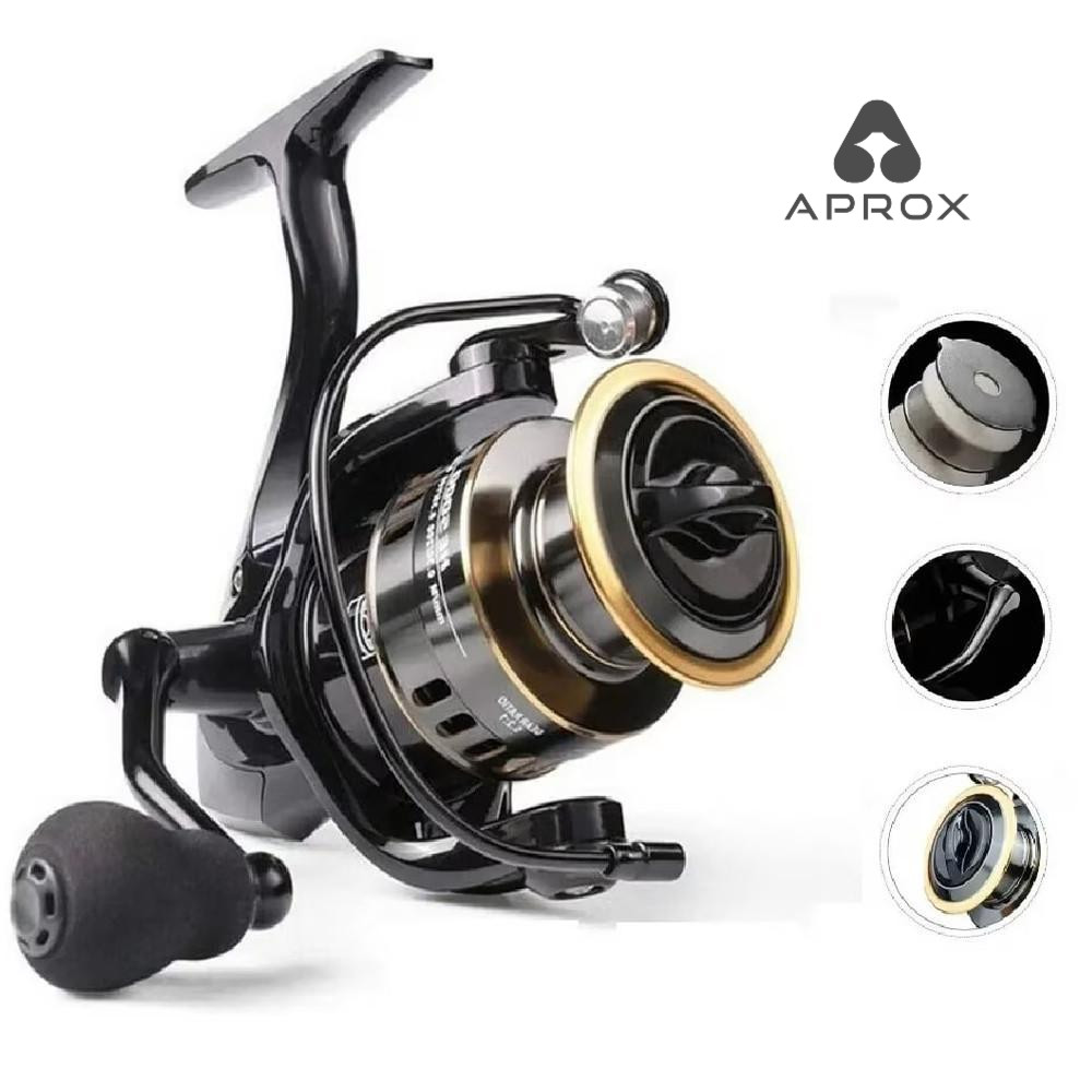 Molinete de Pesca  Metal EVA HD1000-7000 com Arras