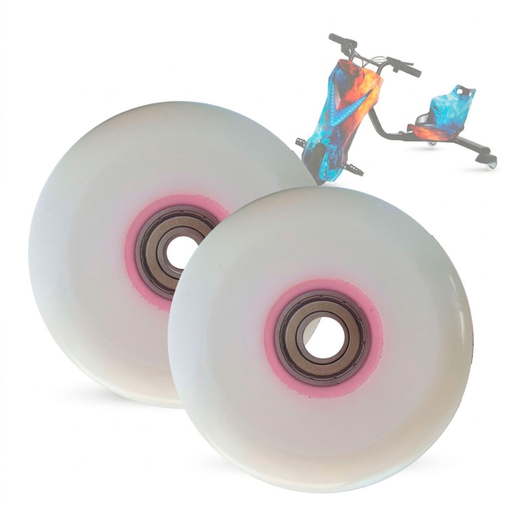Kit 2 Rodas Traseiras Triciclo Drift Eletrico repo