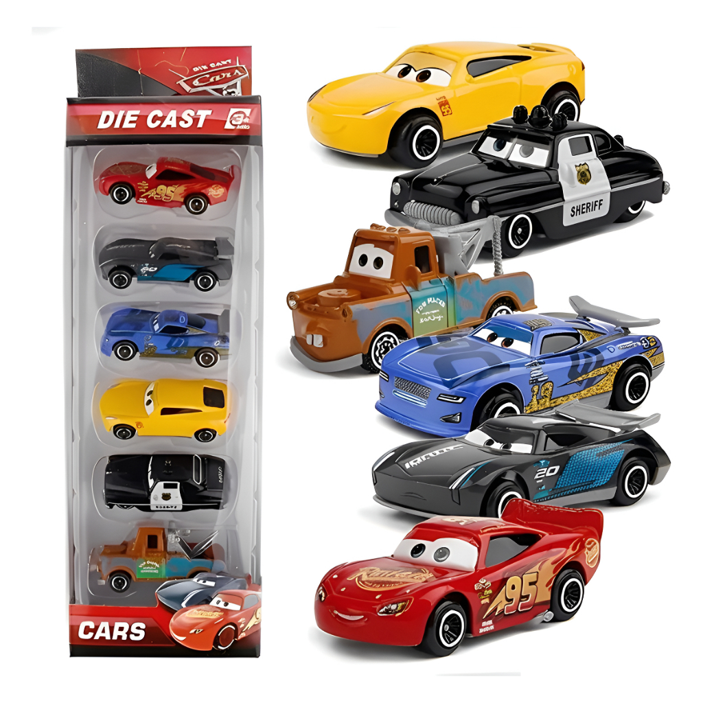 Kit 6 Carrinhos Metal Carros 3 O Filme – Rel