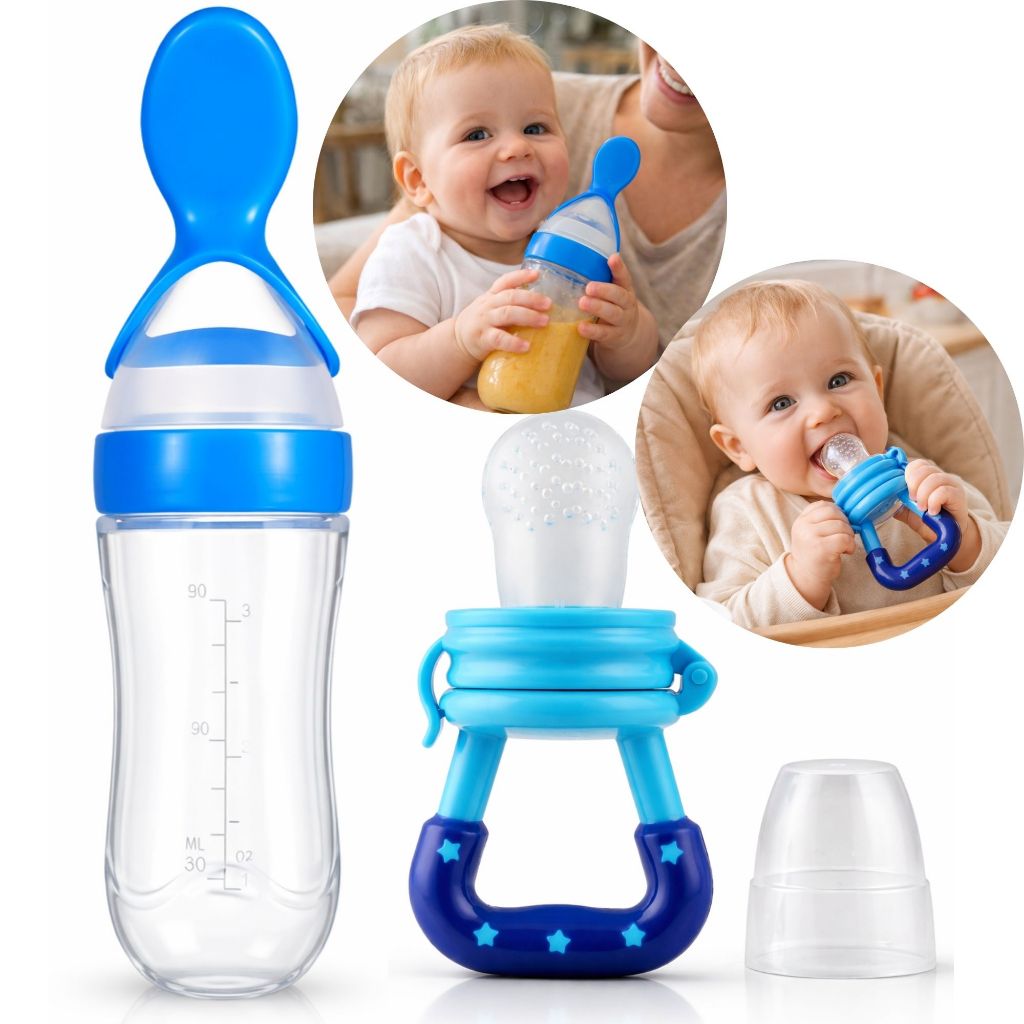 Mamadeira colher dosadora para bebê + chupeta ali