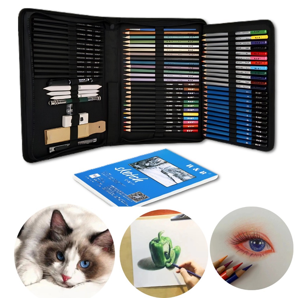 Kit de Desenho Completo 35/71/96/145 Peças  Profi