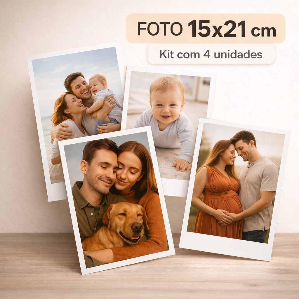 Revelação de Fotos 15×21 – Envio 24 H