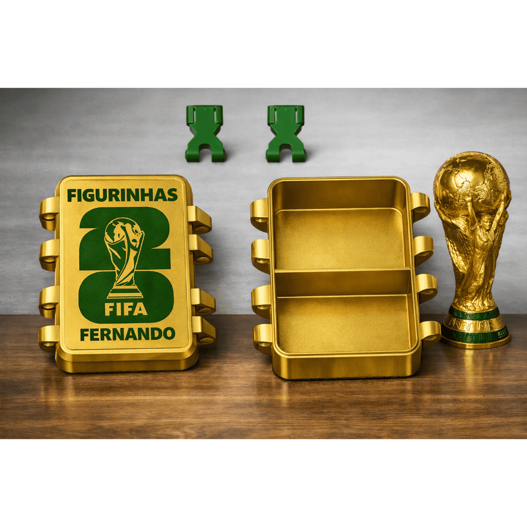 Caixa para Figurinhas da Copa do Mundo 2026  Impre