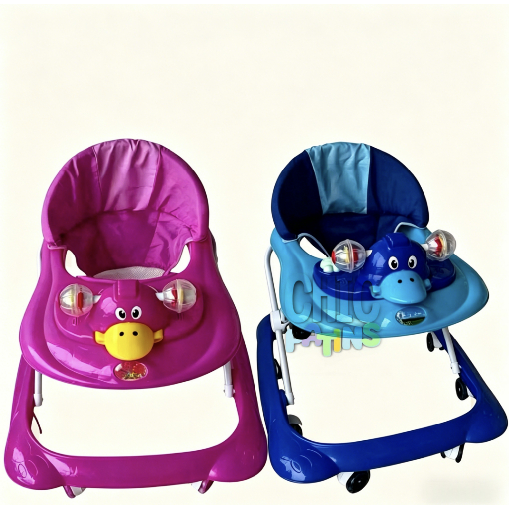 Andador Infantil Azul Musical Styll Baby Didatico 