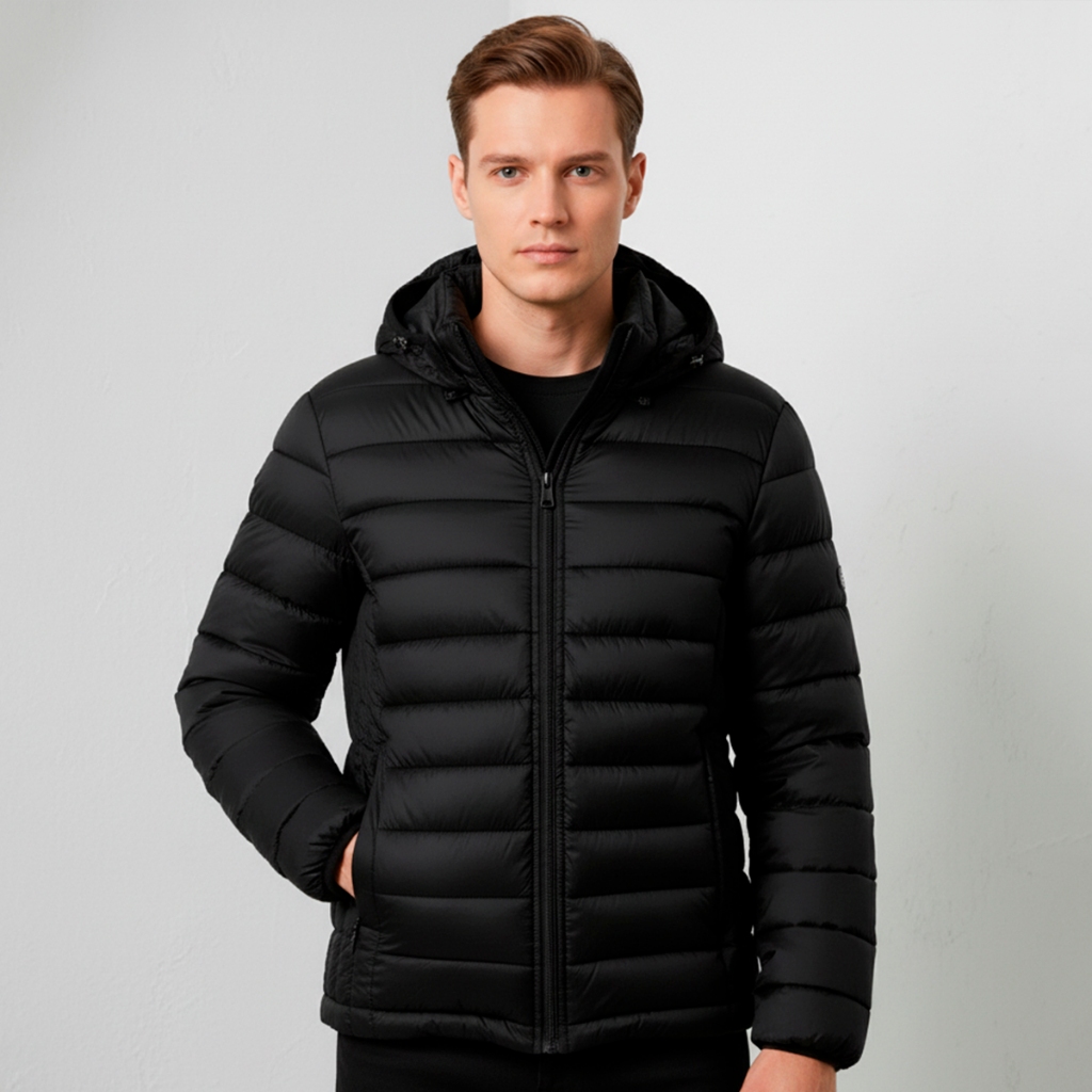 Jaqueta Blusa Puffer Masculina Bobojaco Casaco Cap
