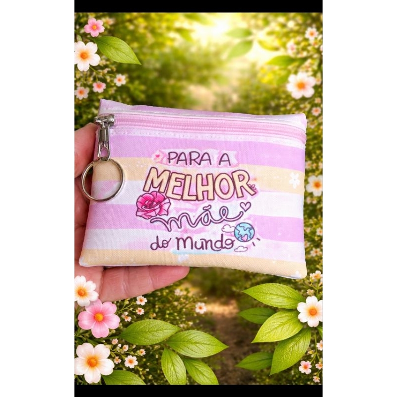 15 mini porta moedas dia das mães 9×7