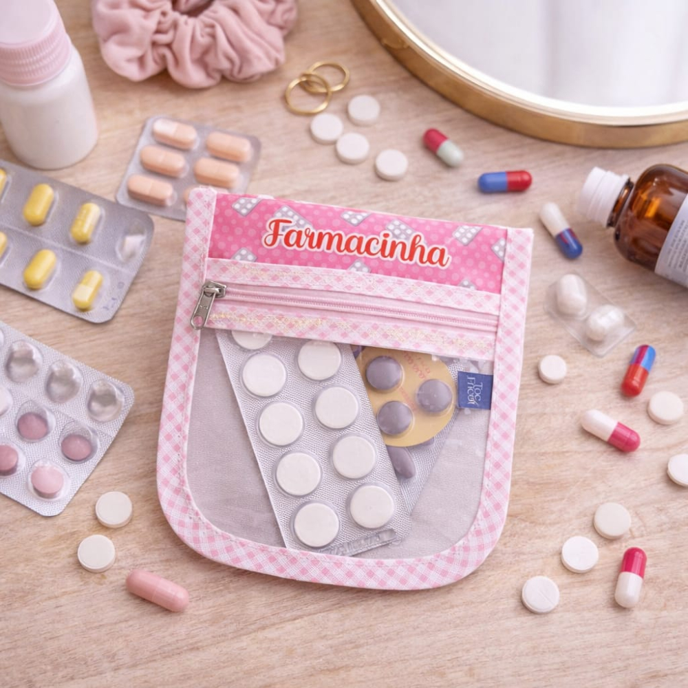 Necesserie Farmacinha Compacta Porta Remédios par