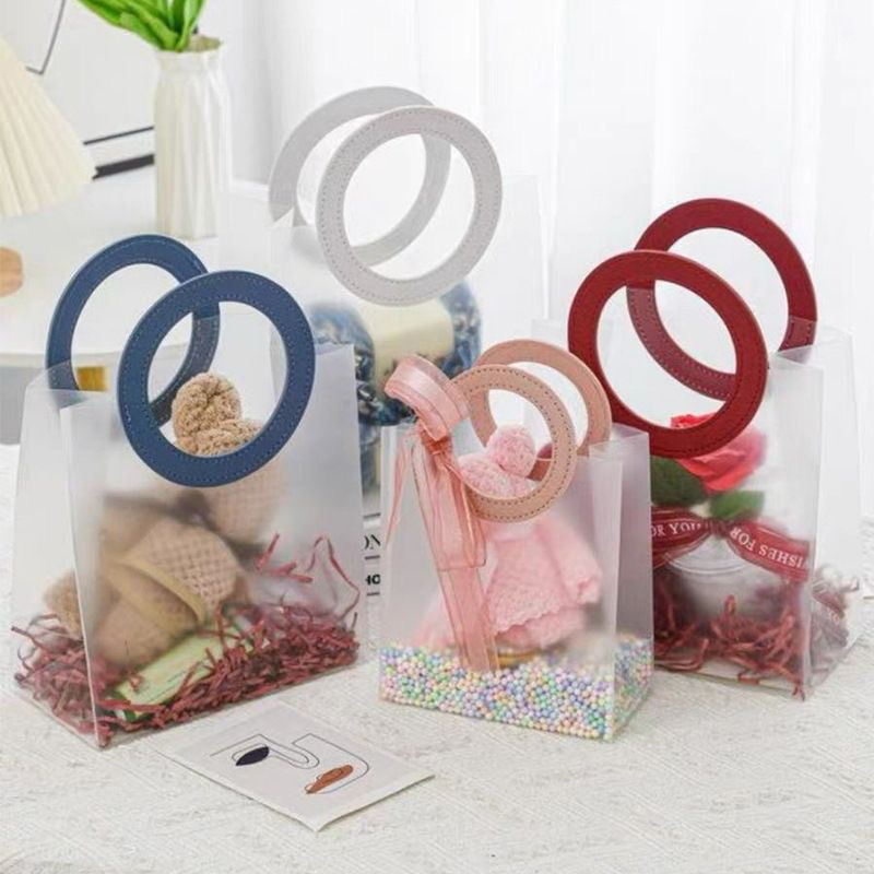 10 Bolsas de Presente Foscas Alça Redonda Embalag