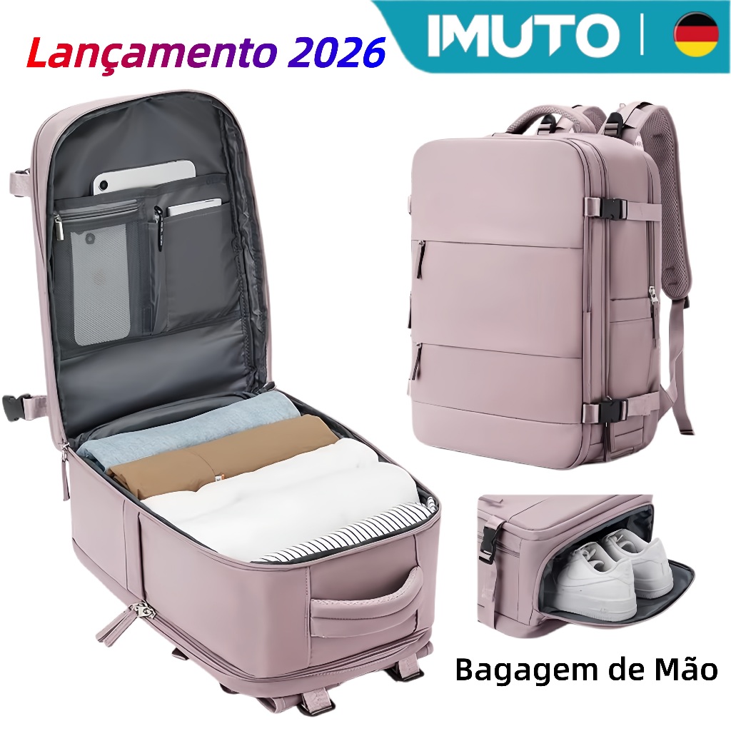 Mochila Viagem Feminina Masculinas Multifuncional 