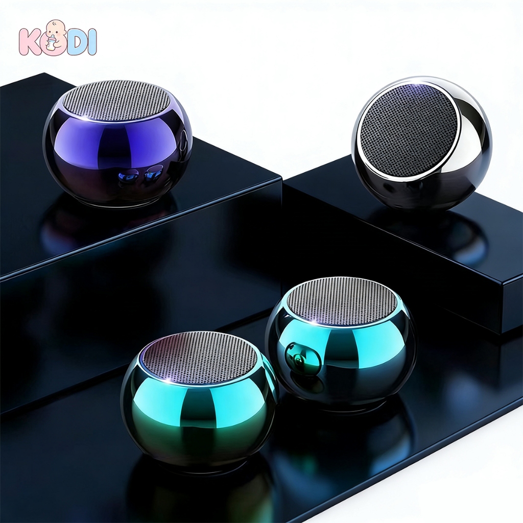 Mini Caixa de Som Bluetooth Metal 3W com Conexão 