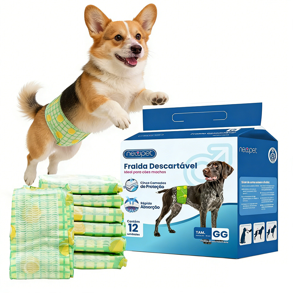 Newpet Fralda Higiênica Descartável p/ cães Mac