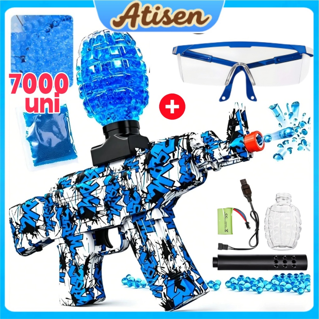 Lançador de Gel Elétrico Automáticocom 7000 bol