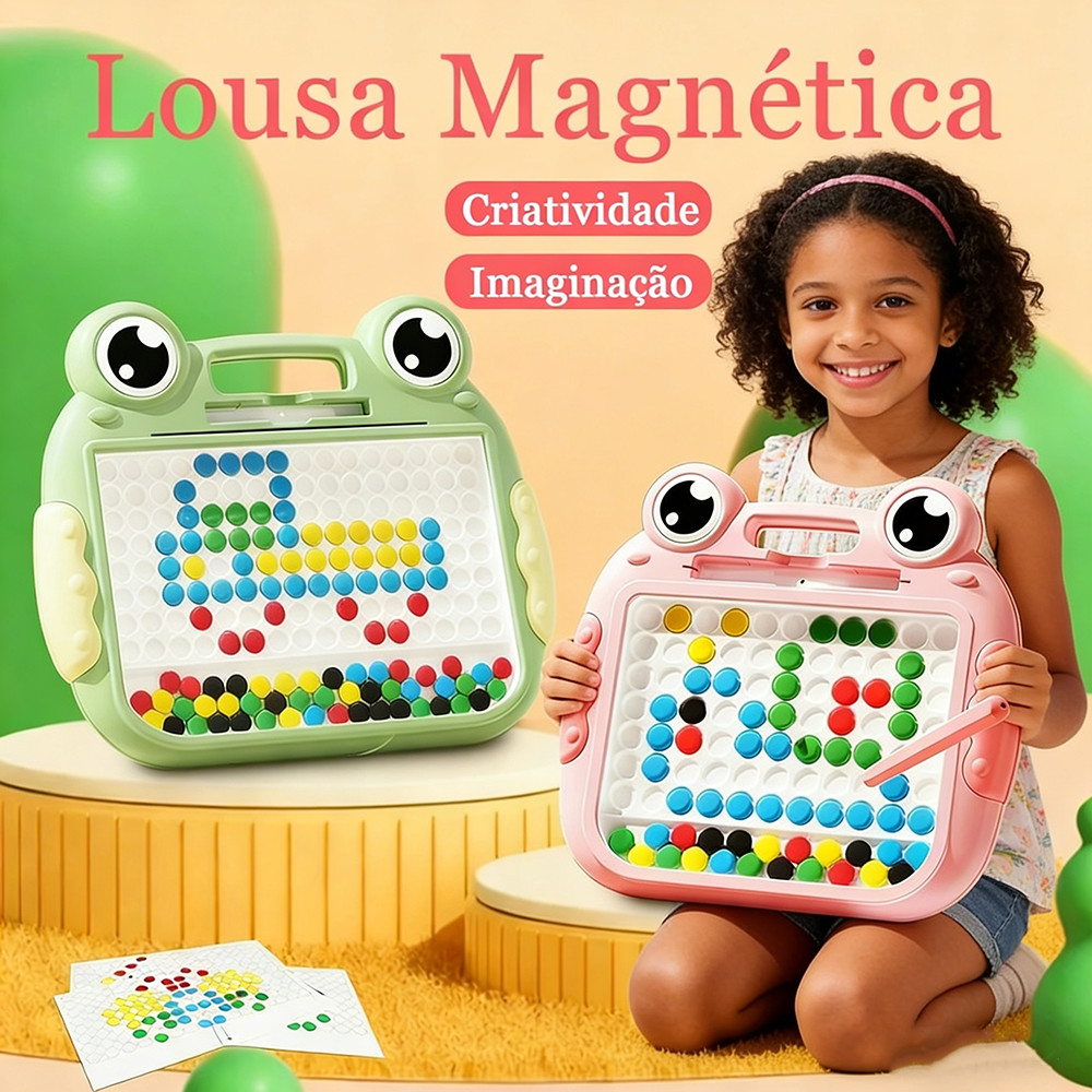 Magnética Prancheta Lousa Mágica Caneta Infantil