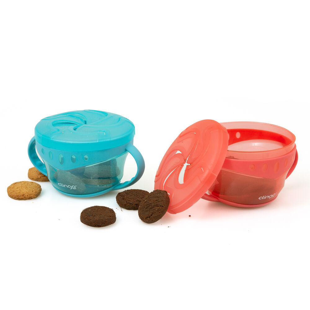 Porta Snacks Smart Prático Azul – Clingo