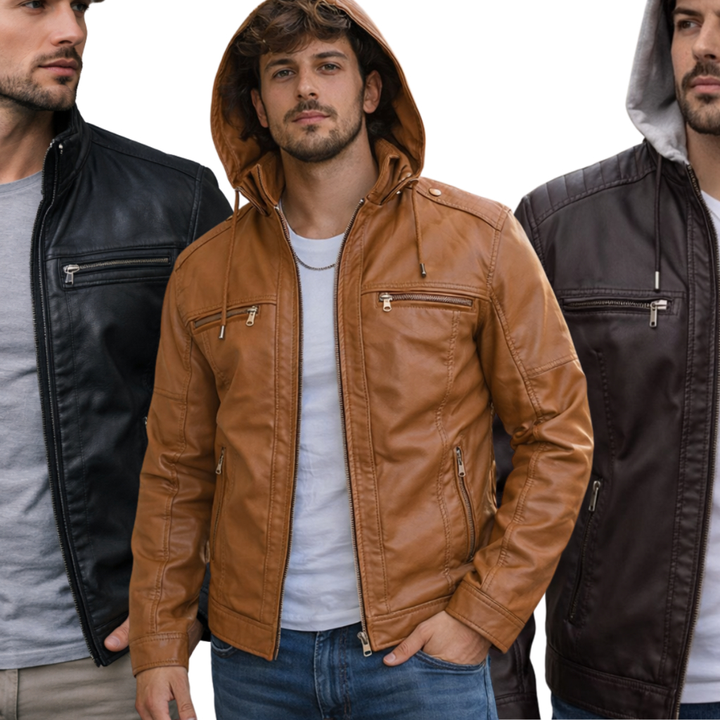 Jaqueta De Couro Masculina Casaco Blusa De Frio Co