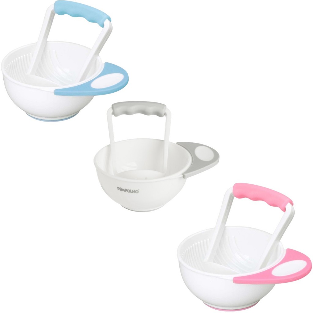 Amassador de papinha para bebê e criança Branco 