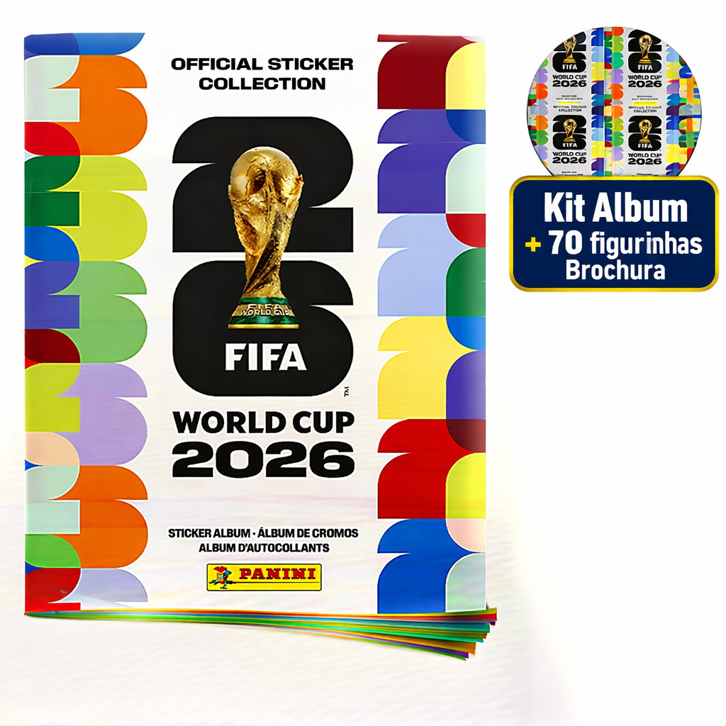 Album Oficial Copa do Mundo 2026 Complete seu álb