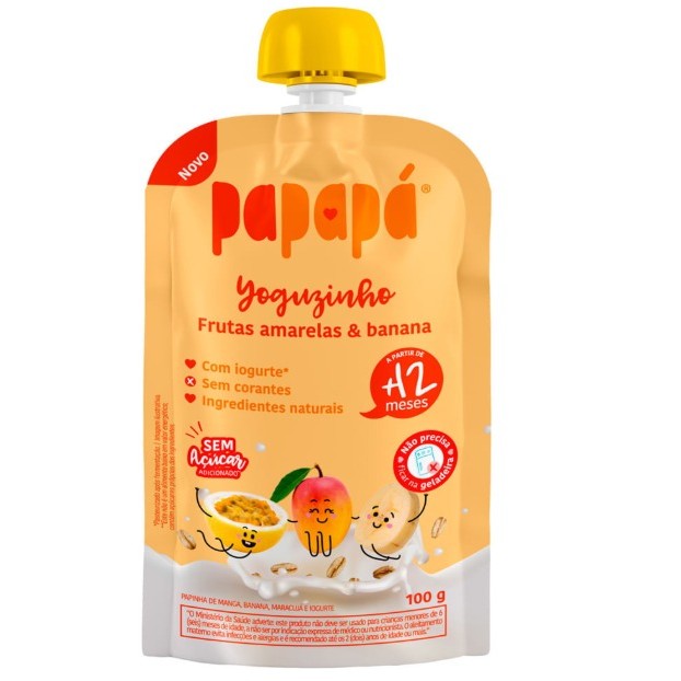 O Yoguzinho Papapá de Frutas Amarelas e Banana 10