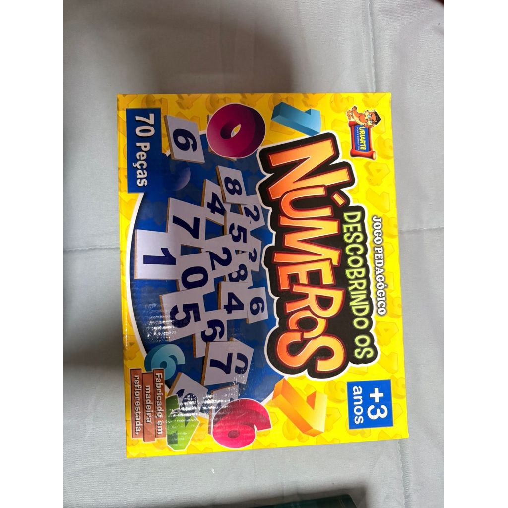 brinquedo educativo aprender os numeros