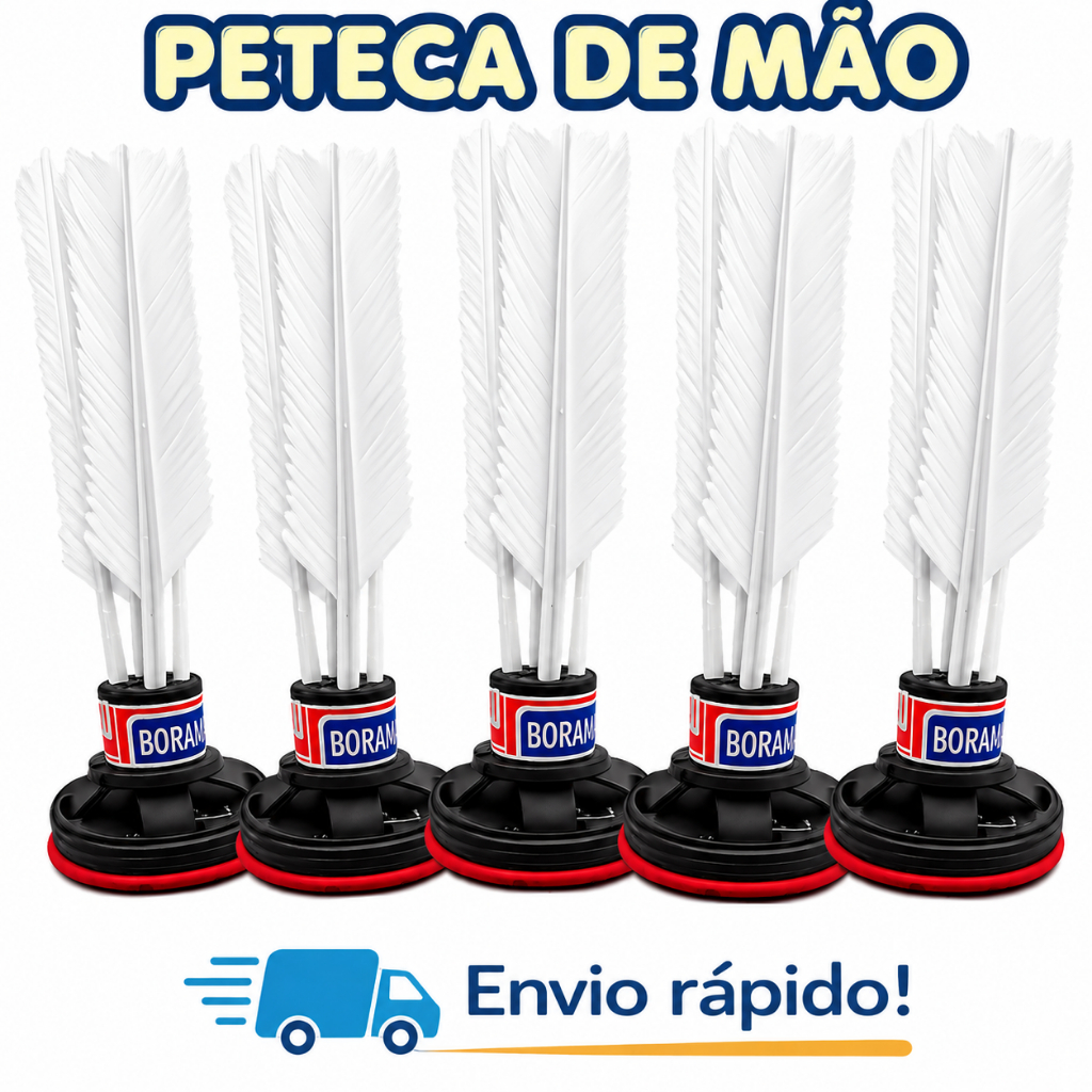 Peteca de Mão Com Penas Para Treino Diversão em 
