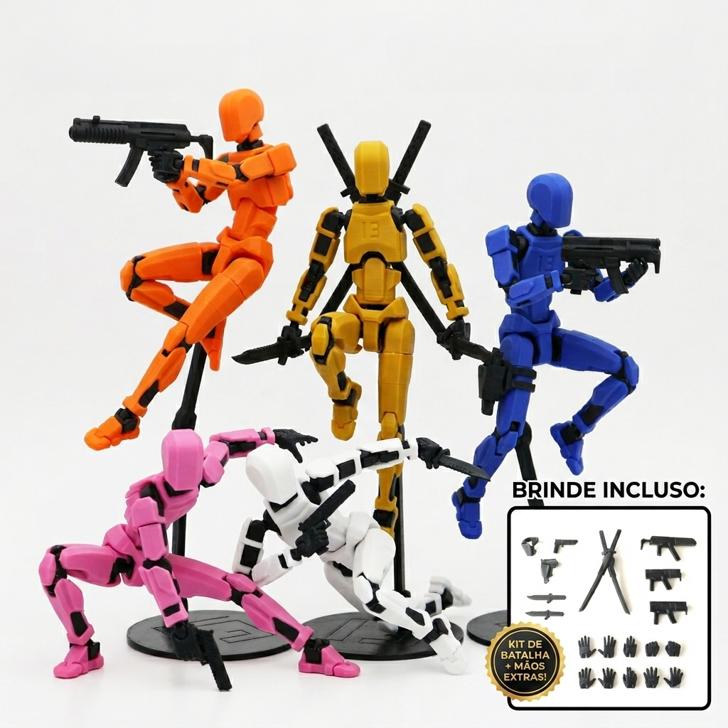 Boneco Articulado Dummy 13 Action Figure + Brinde 