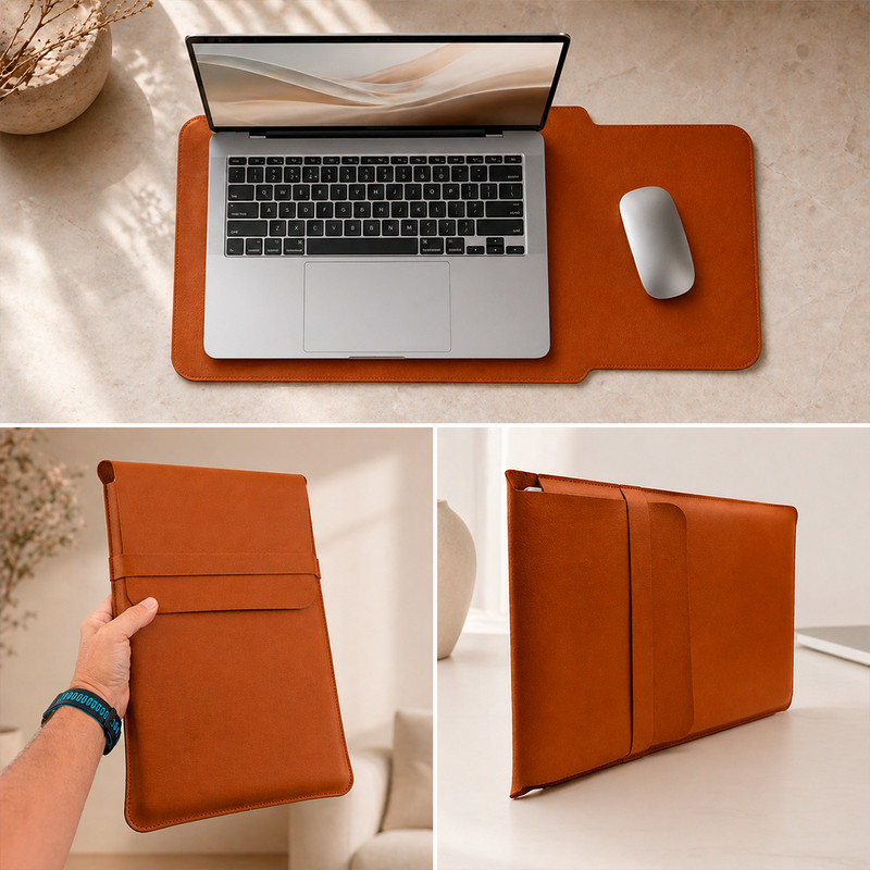 Bolsa Sleeve Case Notebook MacBook 2 em 1 Mouse Pa