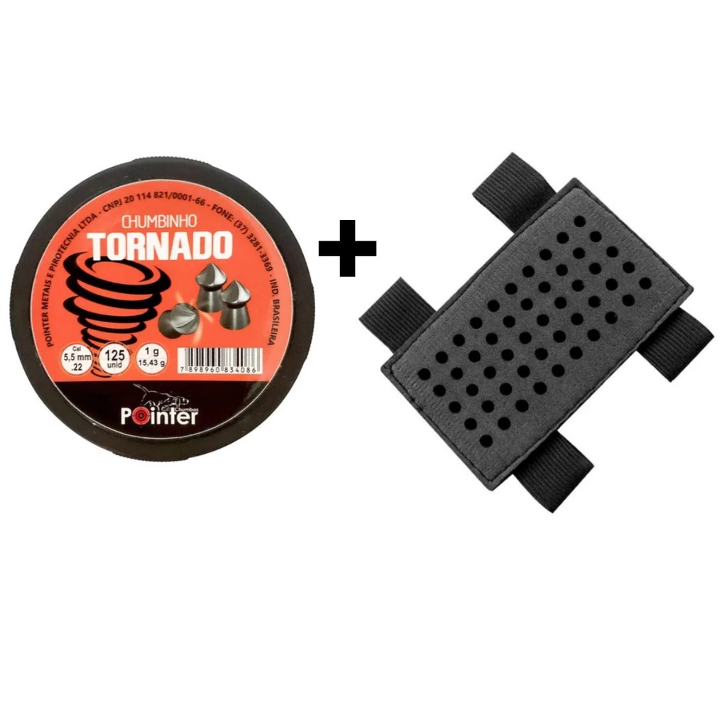 Chumbinho Tornado Pontiagudo Pontudo 5.5mm 125un +