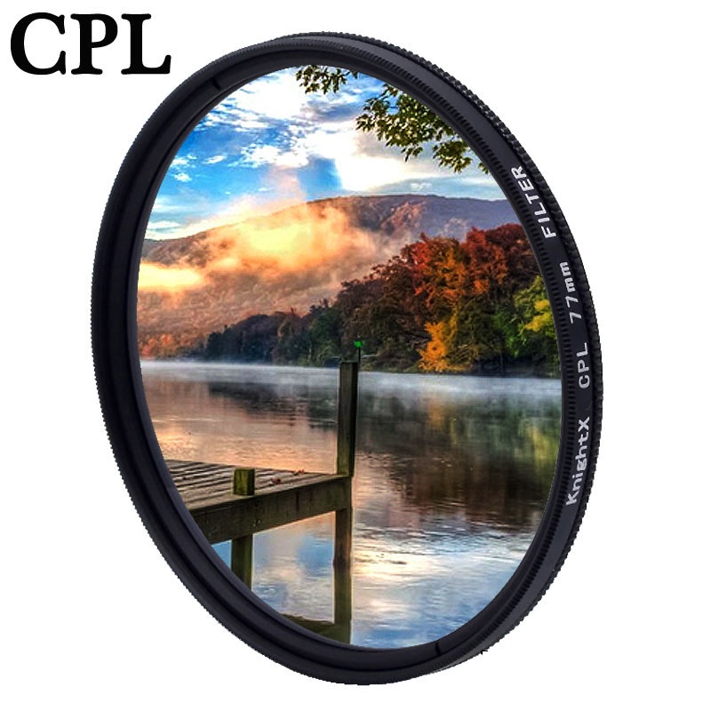Knightx cpl Polarizer Camera Lens Filter 49mm 52