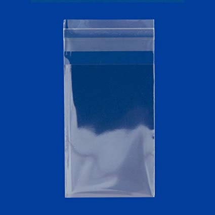 Saco Adesivado Plastico Transparente C/ Aba 5×