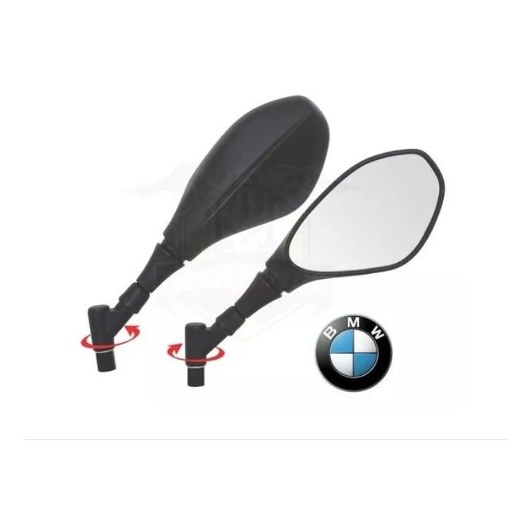 Retrovisor Espelho Bmw Giro 360 Haste Curta Honda 