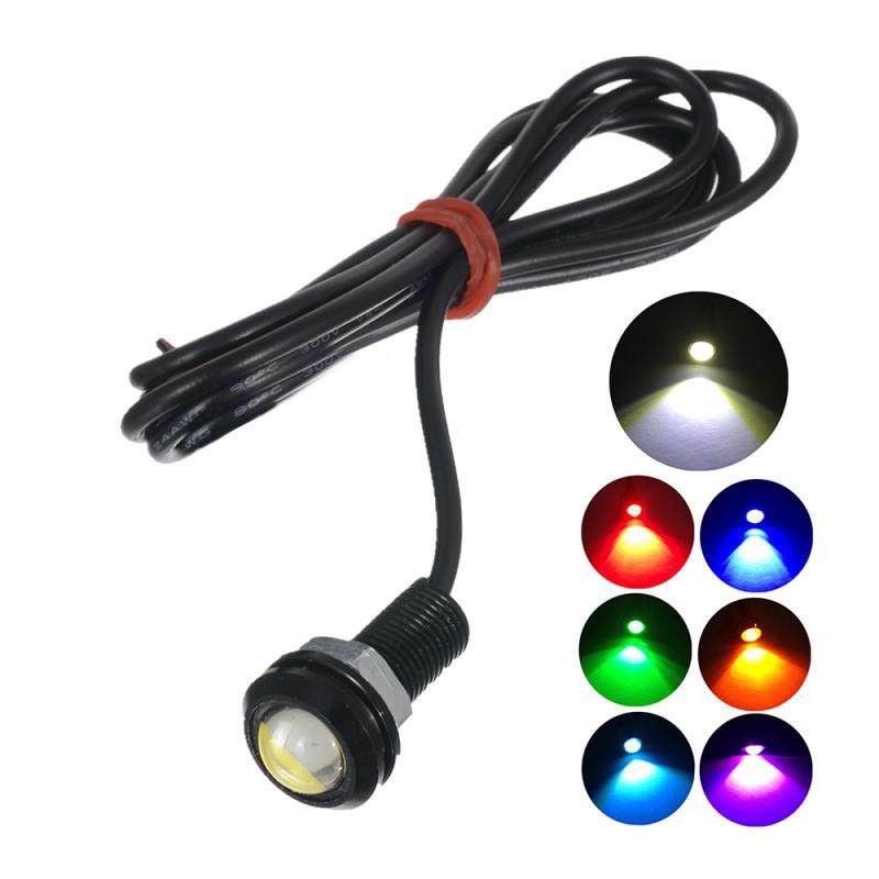 12 V 24 18MM Carro Motocicleta LED Águia Olho De 