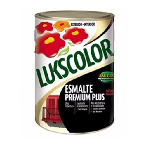 Tinta Esmalte Sintet Brilhante 900ml Lukscolor Ver