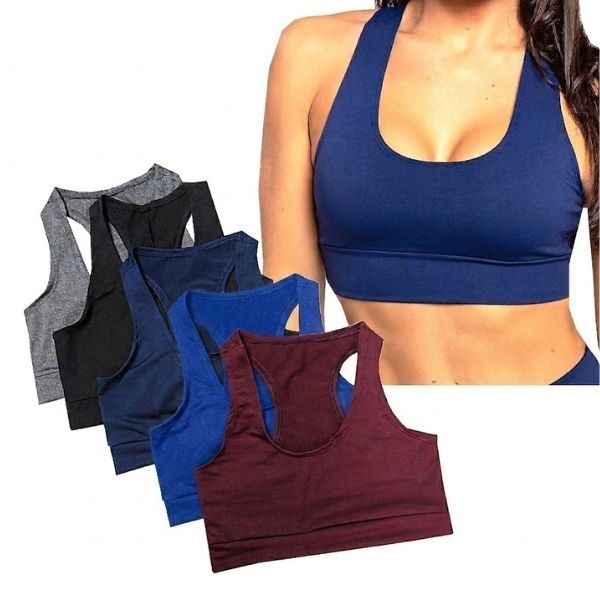 Kit 2 Ou 3 Top Nadador Suplex Liso Academia Fitnes