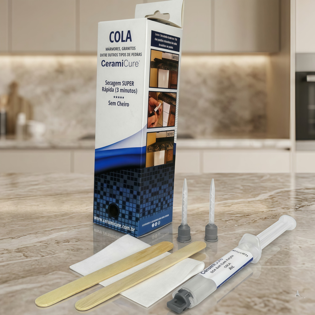 Cola Reparo Mármores Granitos CeramiCure