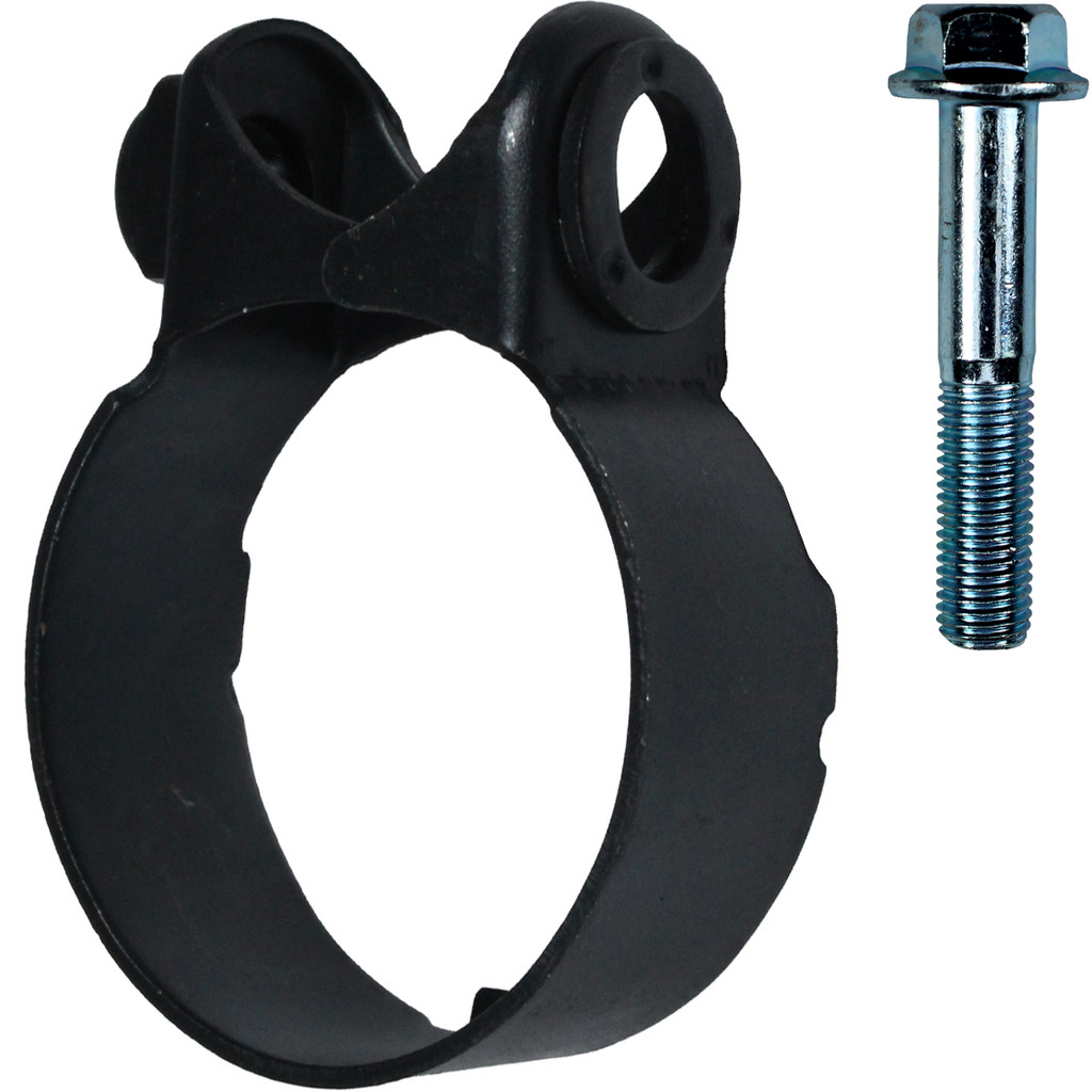 Abraçadeira escape com parafuso XRE 300 XR250 Tor