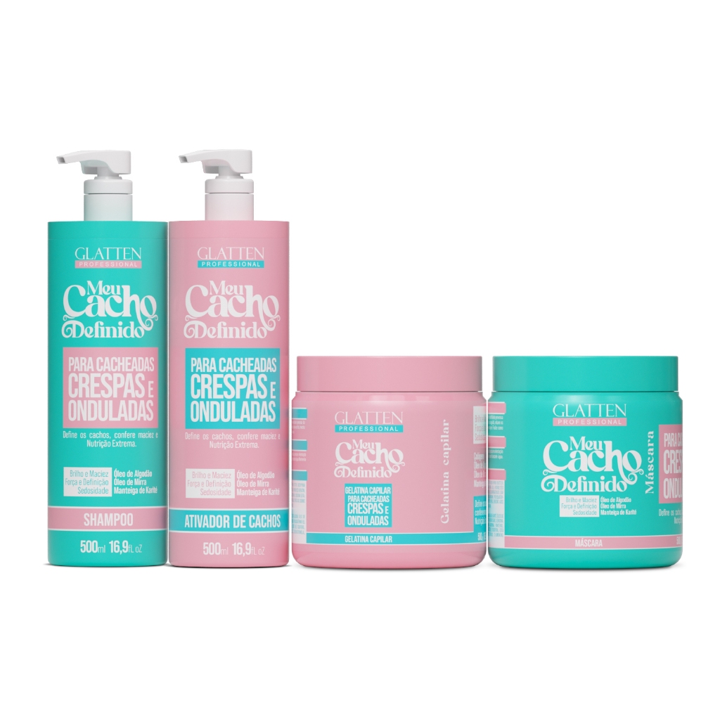 Kit de Nutrição Para Cabelos Cacheados – M