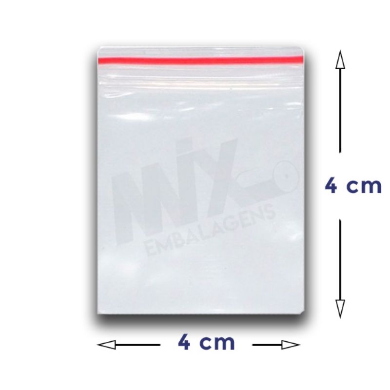 Saco Zip Lock Hermético N0 – 4×4 ̵