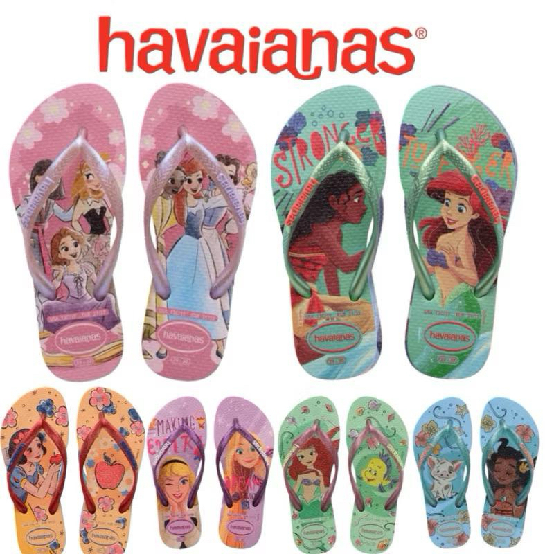 Chinelo Havaianas Infantil Kids Meninas Princesas 