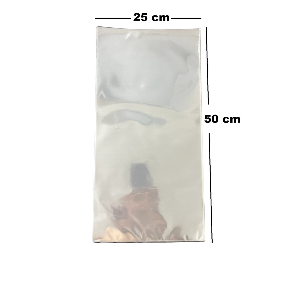 Saco Saquinho Transparente 25×50 PP Celofane 