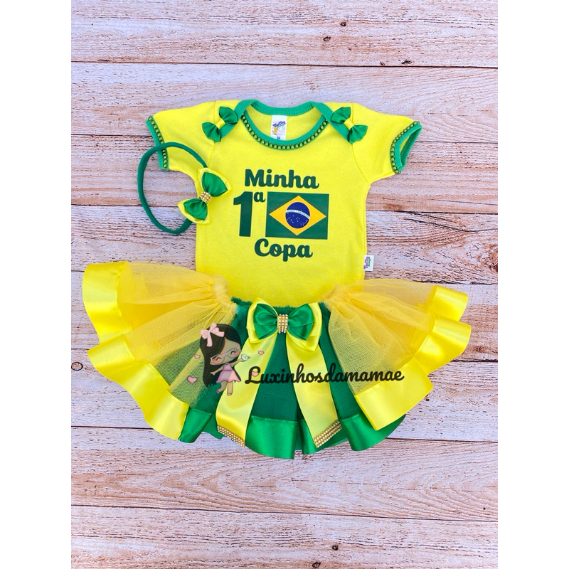 Body bebê Brasil / Roupa Copa do Brasil, Copa do 